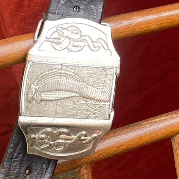 18-(VB&B) Vintage. Collectors. Carroo. Cobra. Lighter. Belt and Buckle. - Picture 3 of 15